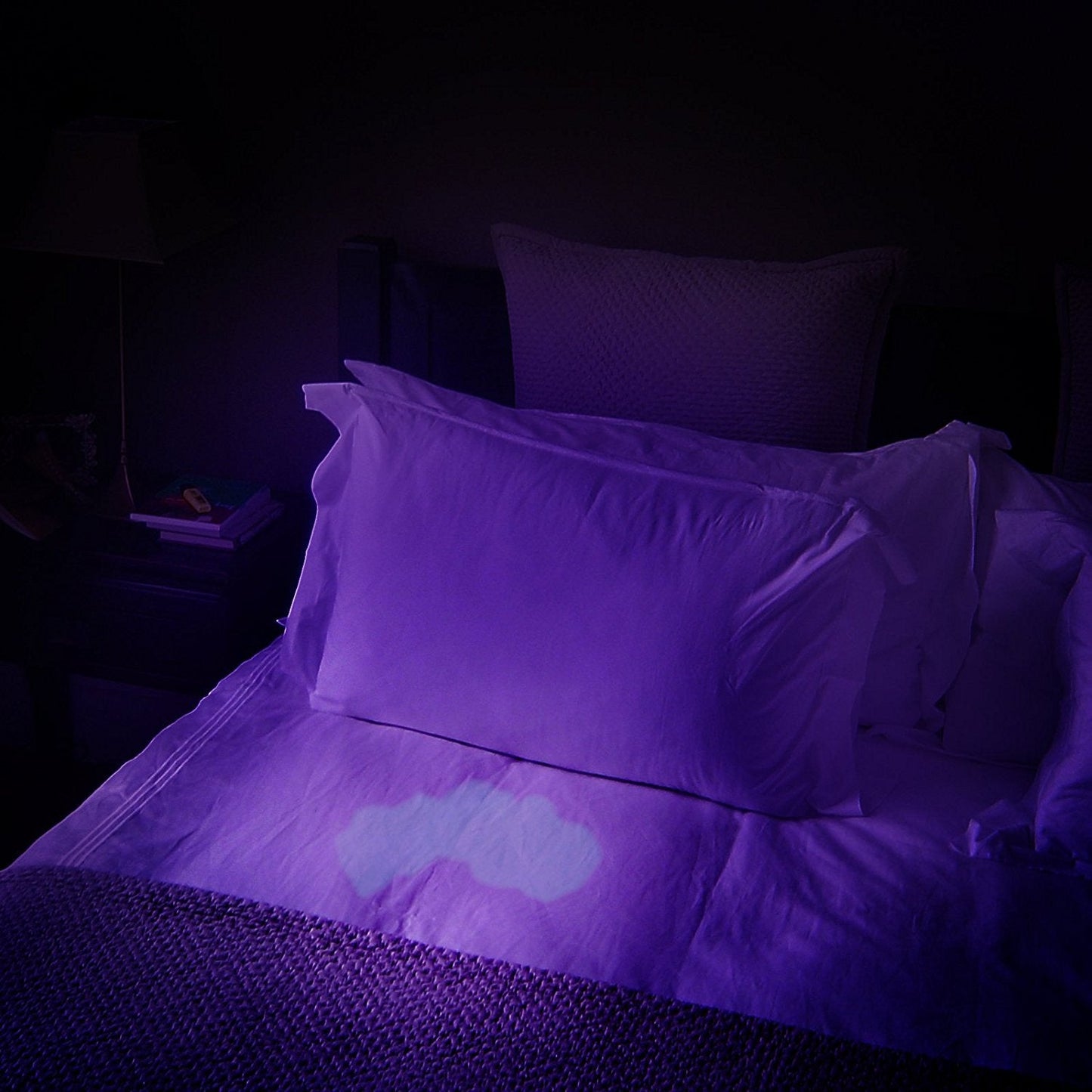 100 LED UV Ultra-Bright Blacklight Flashlight 18W 385-395nm - Silver