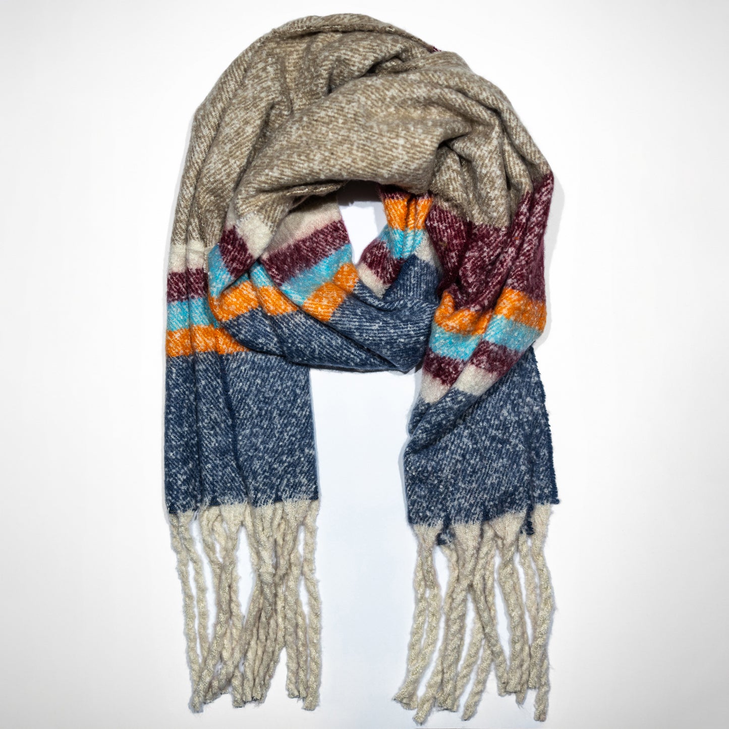 KOLN Thick Winter Cashmere-Soft Scarf