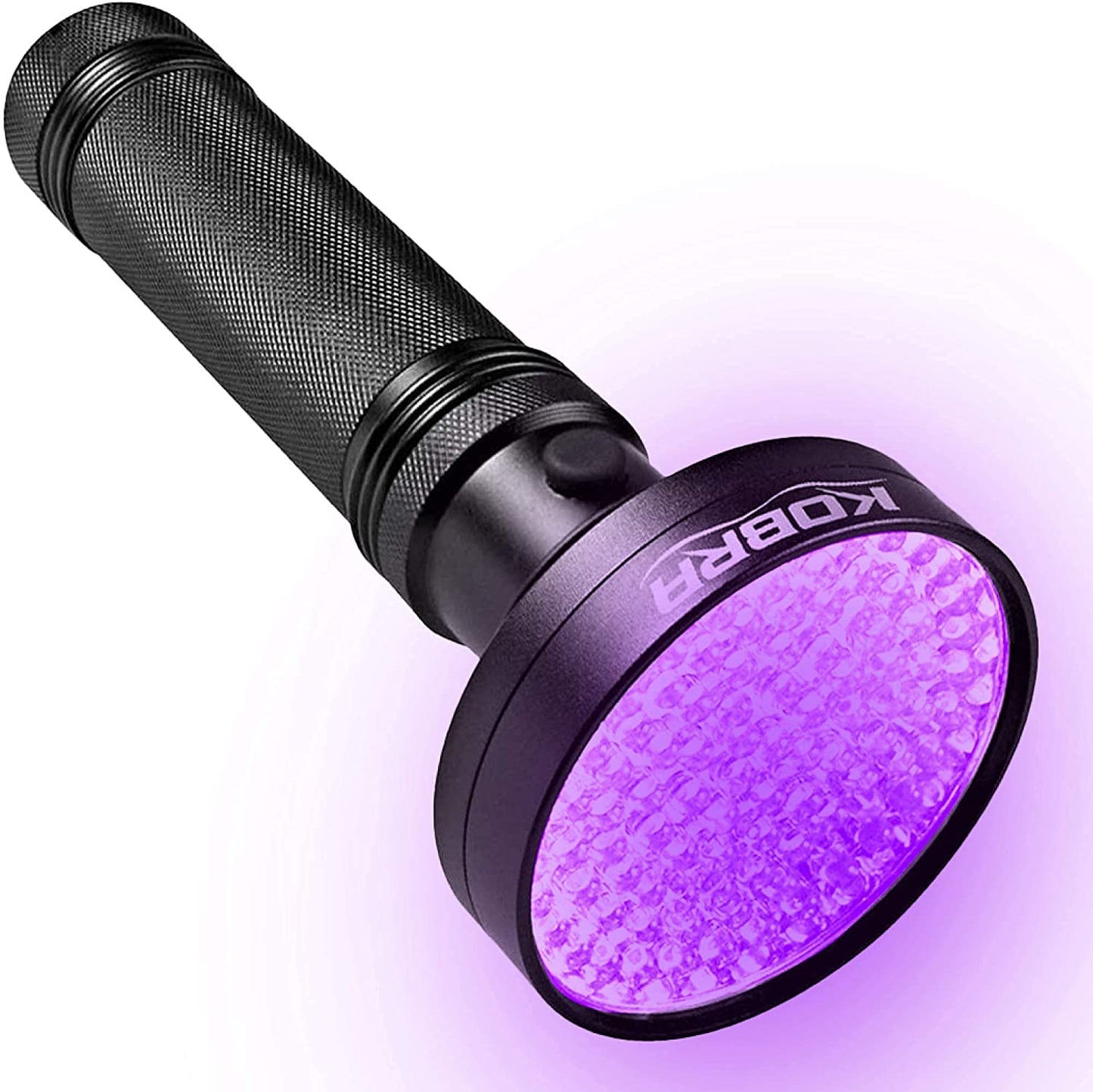 Kobra Black Light Flashlight - 100 LED UV Flashlight Black Light for Pet Urine Detection - Lamp and Blacklight for Home & Hotel Inspection - UV Light Flashlight Intensity 18W 385-395nm LEDs Scorpions