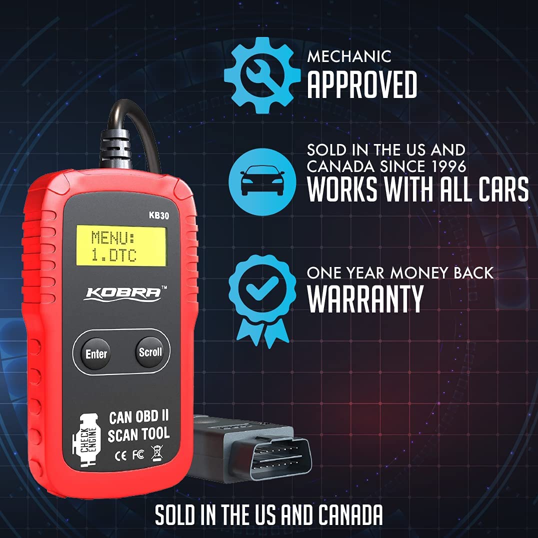 Kobra Newest Version OBD2 Scanner Car Code Reader - Universal Auto OBD –  kobraproducts