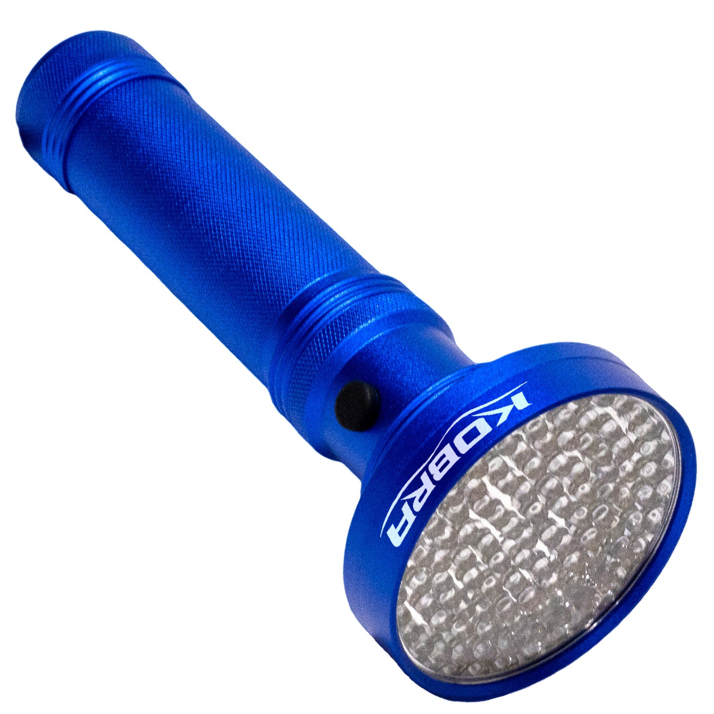 100 LED UV Ultra-Bright Blacklight Flashlight 18W 385-395nm - Blue